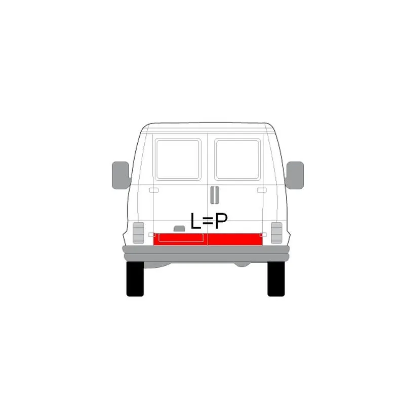 Porte arrière BLIC 6508-04-2096720P