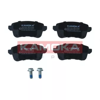 Jeu de 4 plaquettes de frein arrière KAMOKA JQ101027