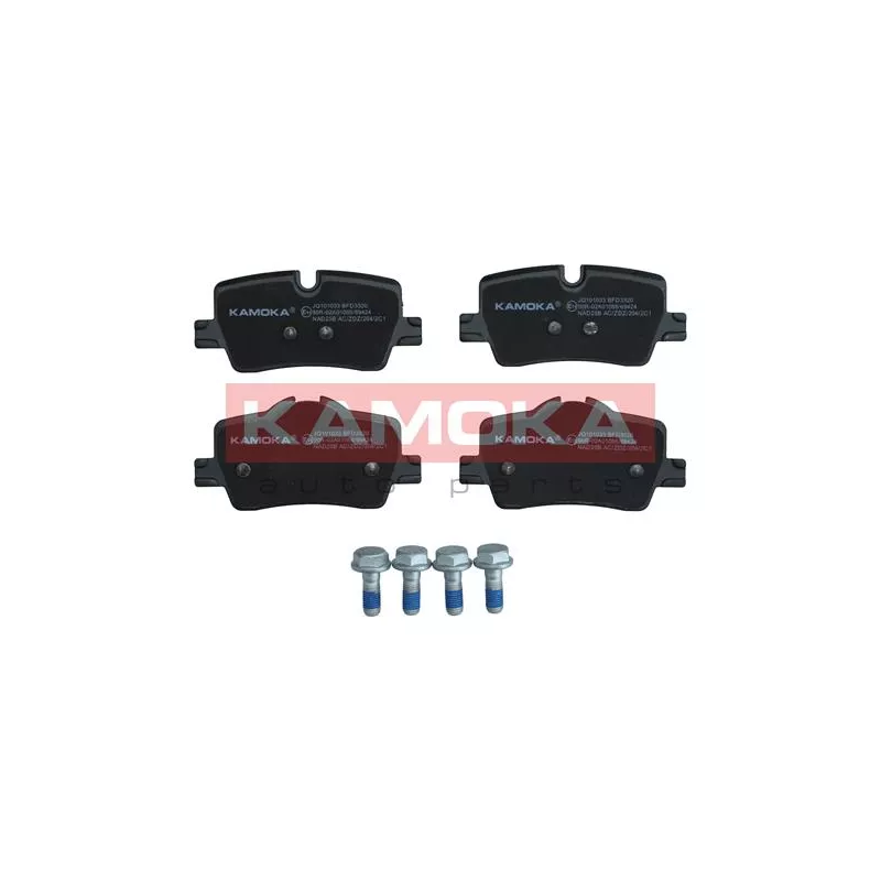 Jeu de 4 plaquettes de frein arrière KAMOKA JQ101033
