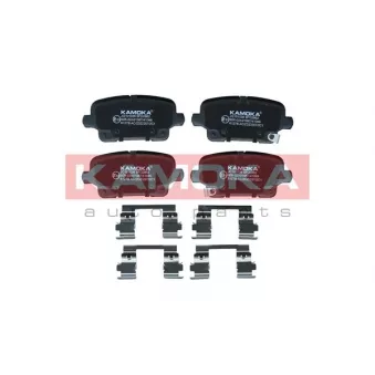 Jeu de 4 plaquettes de frein arrière KAMOKA JQ101036