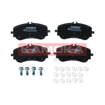 Jeu de 4 plaquettes de frein arrière KAMOKA JQ101044