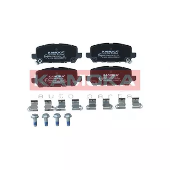 Jeu de 4 plaquettes de frein arrière KAMOKA JQ101045