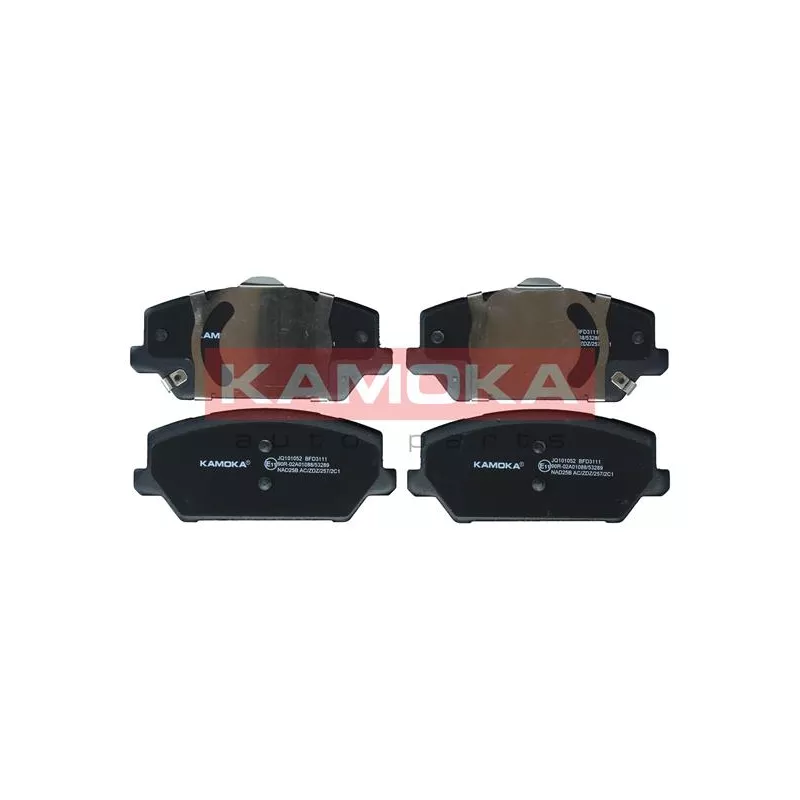Jeu de 4 plaquettes de frein avant KAMOKA JQ101052