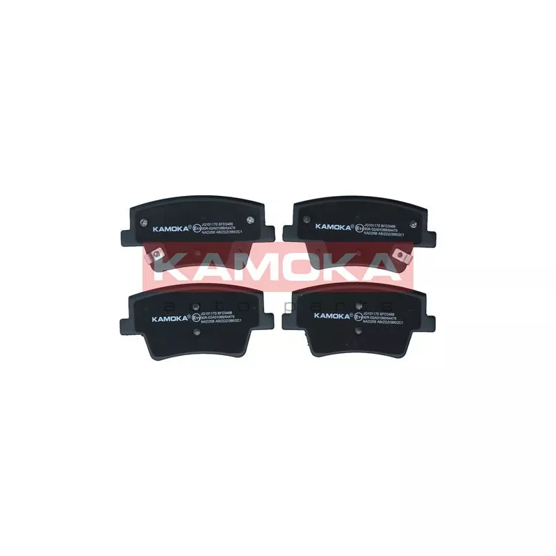 Jeu de 4 plaquettes de frein arrière KAMOKA JQ101170