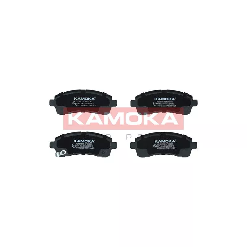 Jeu de 4 plaquettes de frein avant KAMOKA JQ101318