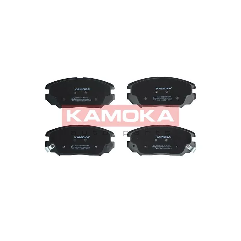 Jeu de 4 plaquettes de frein avant KAMOKA JQ101330