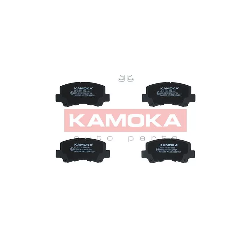 Jeu de 4 plaquettes de frein avant KAMOKA JQ101335