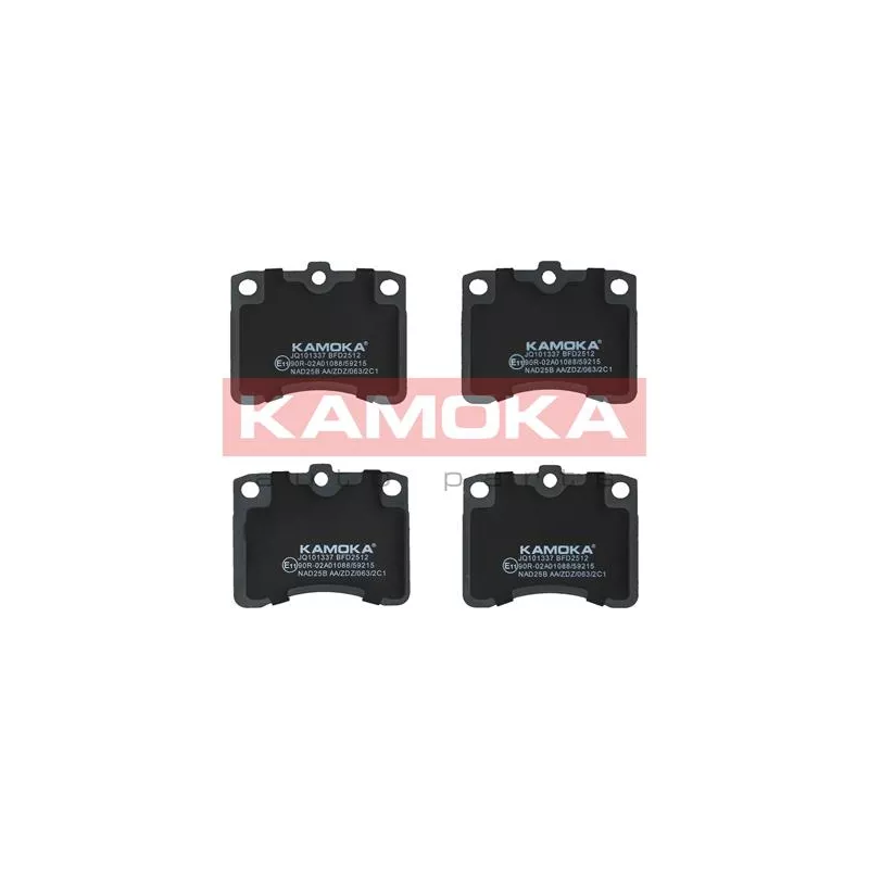 Jeu de 4 plaquettes de frein avant KAMOKA JQ101337