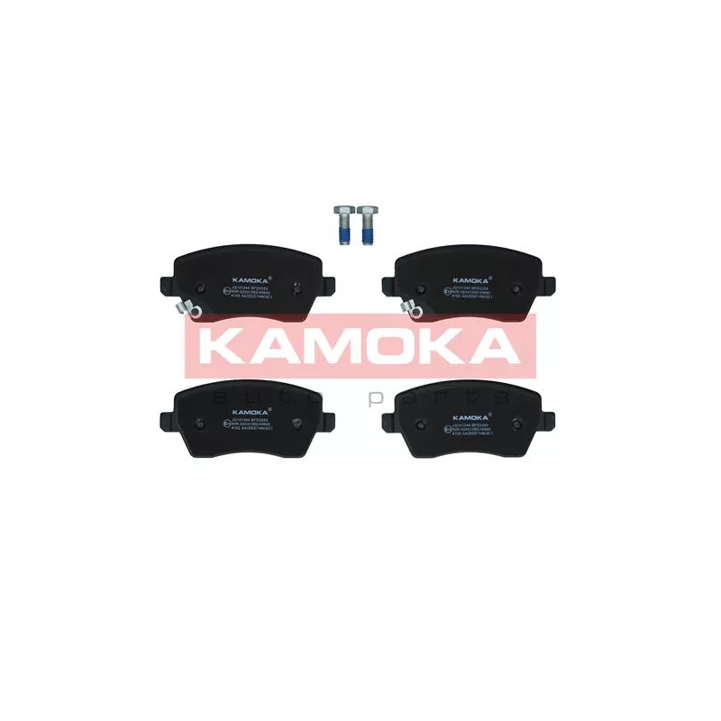 Jeu de 4 plaquettes de frein avant KAMOKA JQ101344