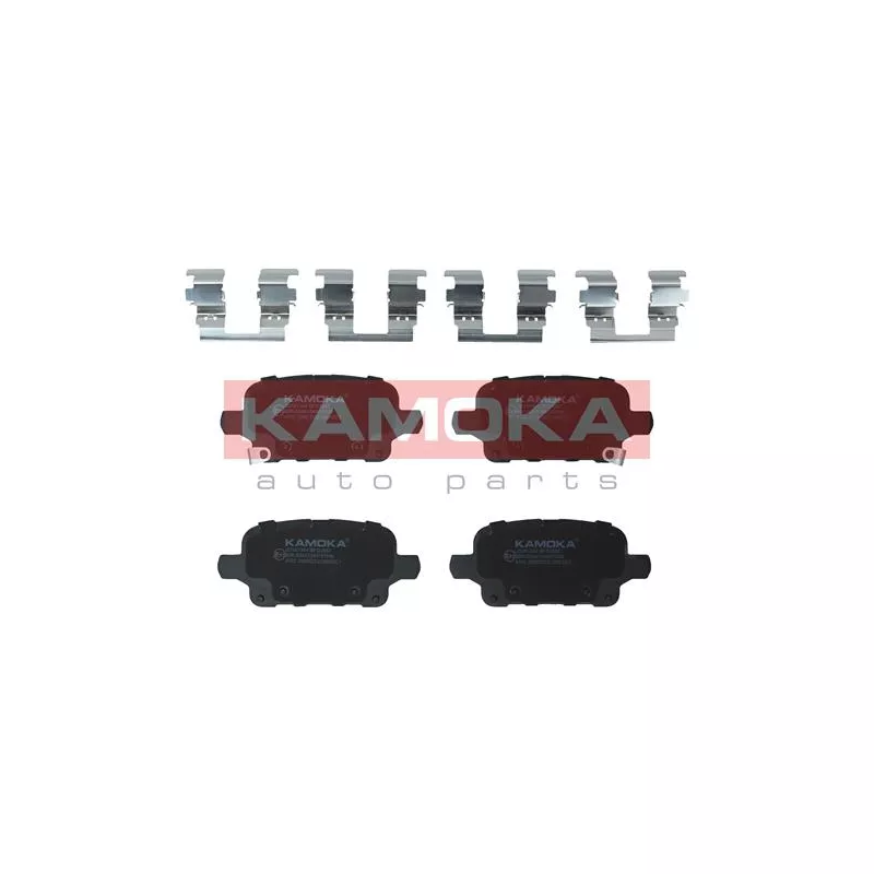 Jeu de 4 plaquettes de frein arrière KAMOKA JQ101364