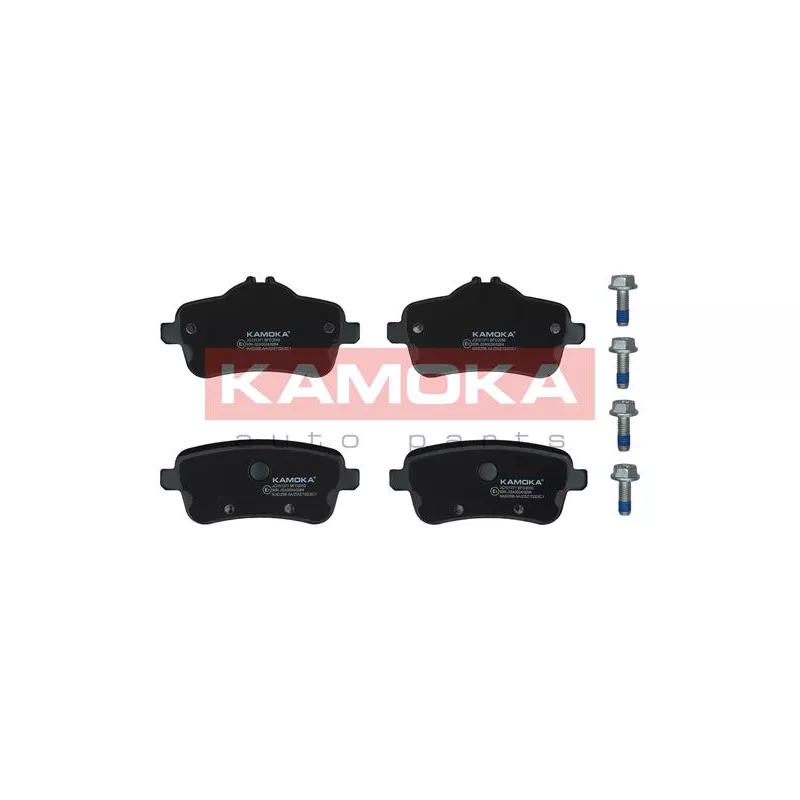 Jeu de 4 plaquettes de frein arrière KAMOKA JQ101371