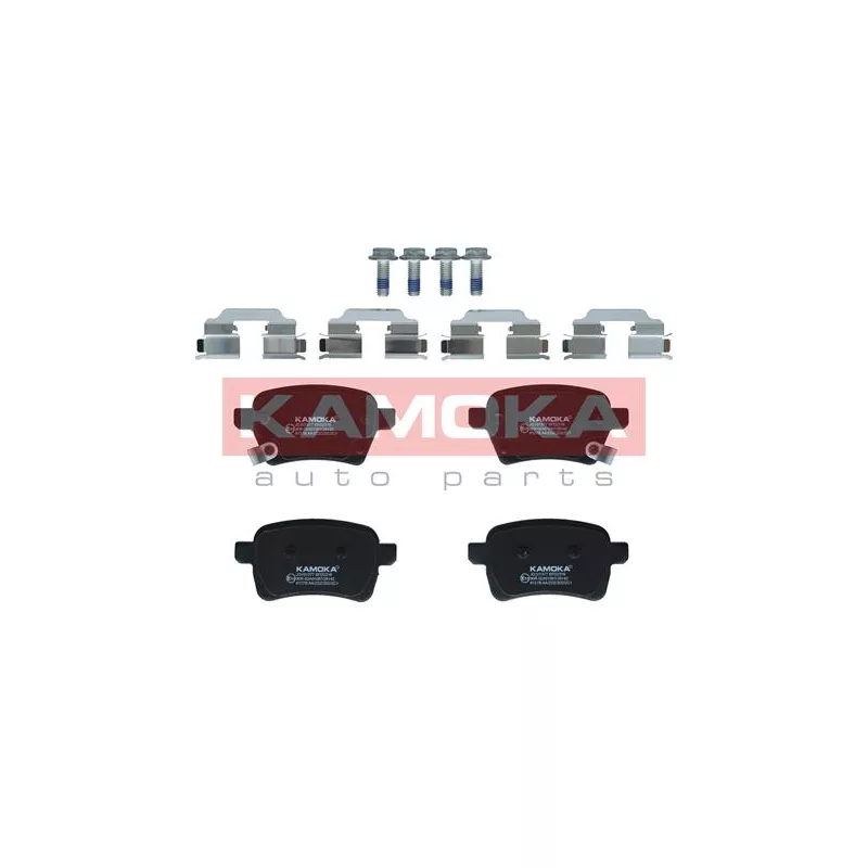Jeu de 4 plaquettes de frein arrière KAMOKA JQ101377
