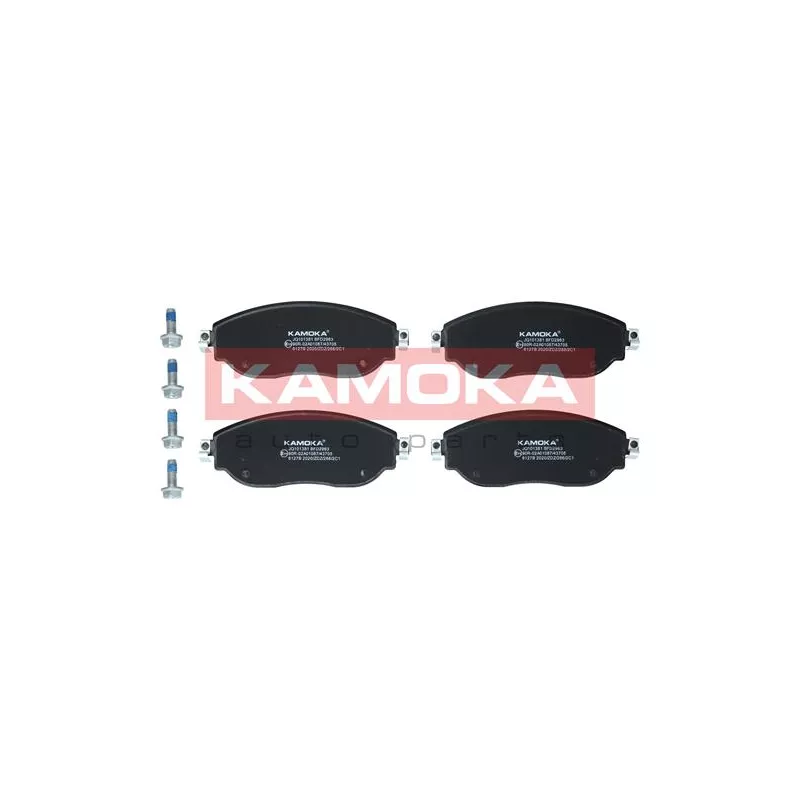 Jeu de 4 plaquettes de frein avant KAMOKA JQ101381