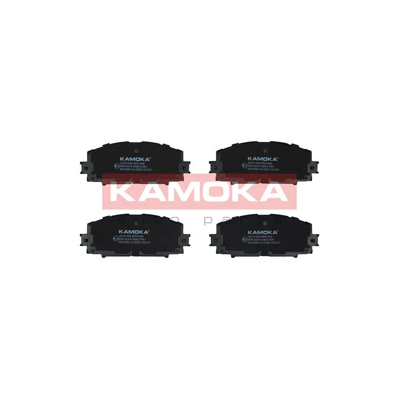 Jeu de 4 plaquettes de frein avant KAMOKA JQ101406