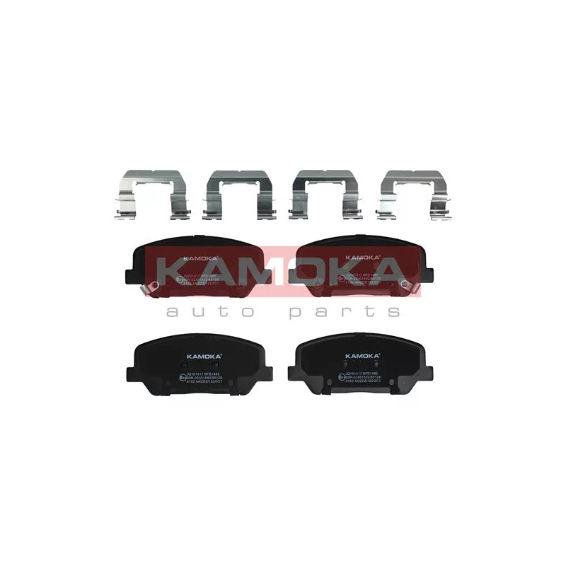Jeu de 4 plaquettes de frein avant KAMOKA JQ101417