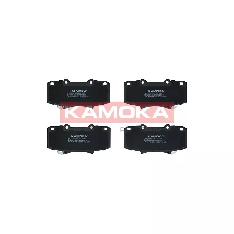 Jeu de 4 plaquettes de frein avant KAMOKA JQ101421