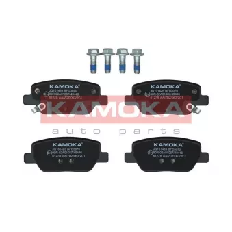 Jeu de 4 plaquettes de frein arrière KAMOKA JQ101426