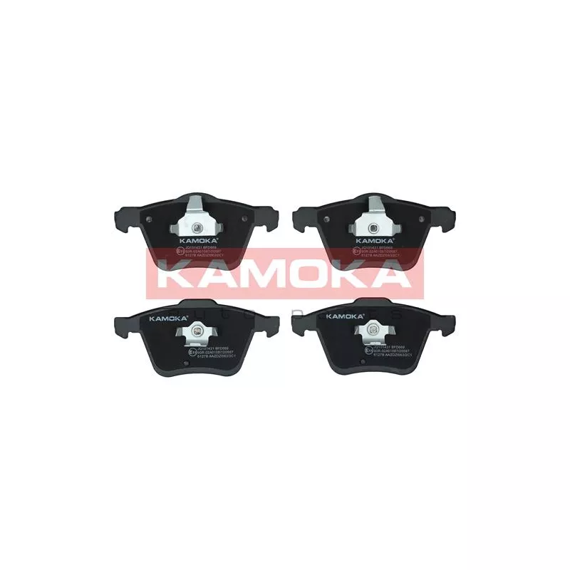 Jeu de 4 plaquettes de frein avant KAMOKA JQ101431