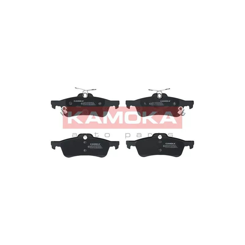 Jeu de 4 plaquettes de frein arrière KAMOKA JQ101436