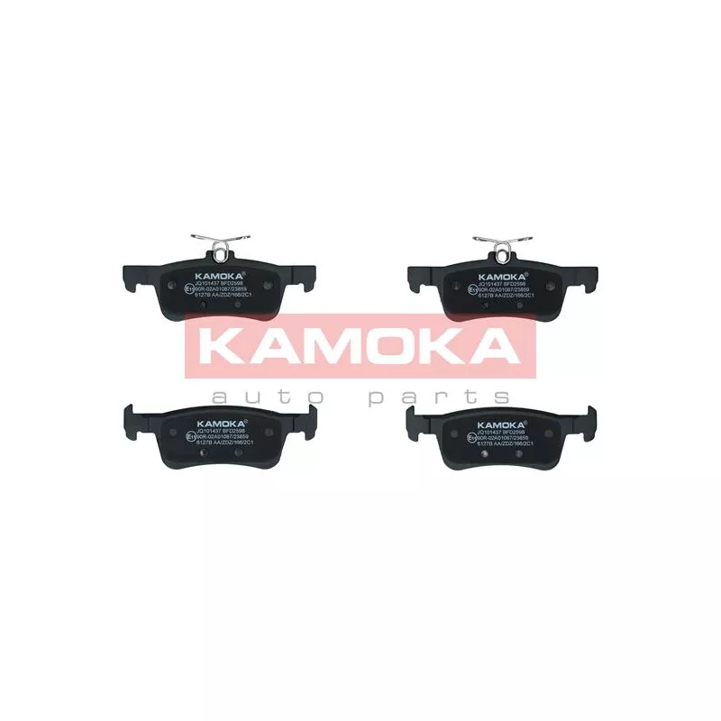 Jeu de 4 plaquettes de frein arrière KAMOKA JQ101437