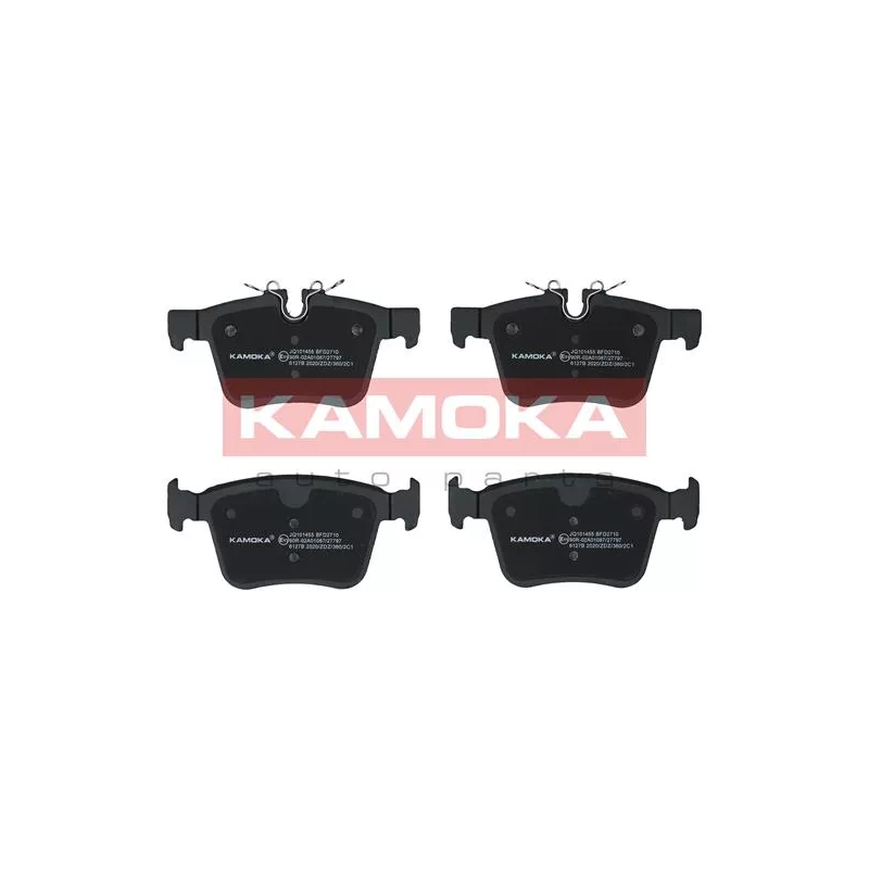 Jeu de 4 plaquettes de frein arrière KAMOKA JQ101455