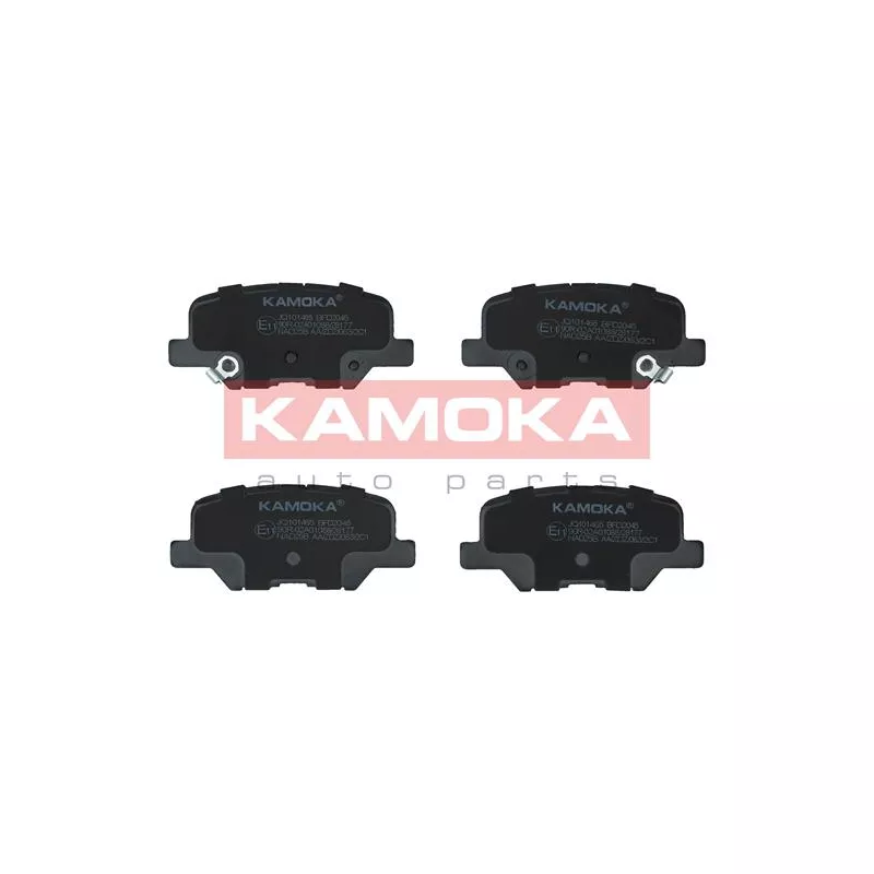 Jeu de 4 plaquettes de frein arrière KAMOKA JQ101465