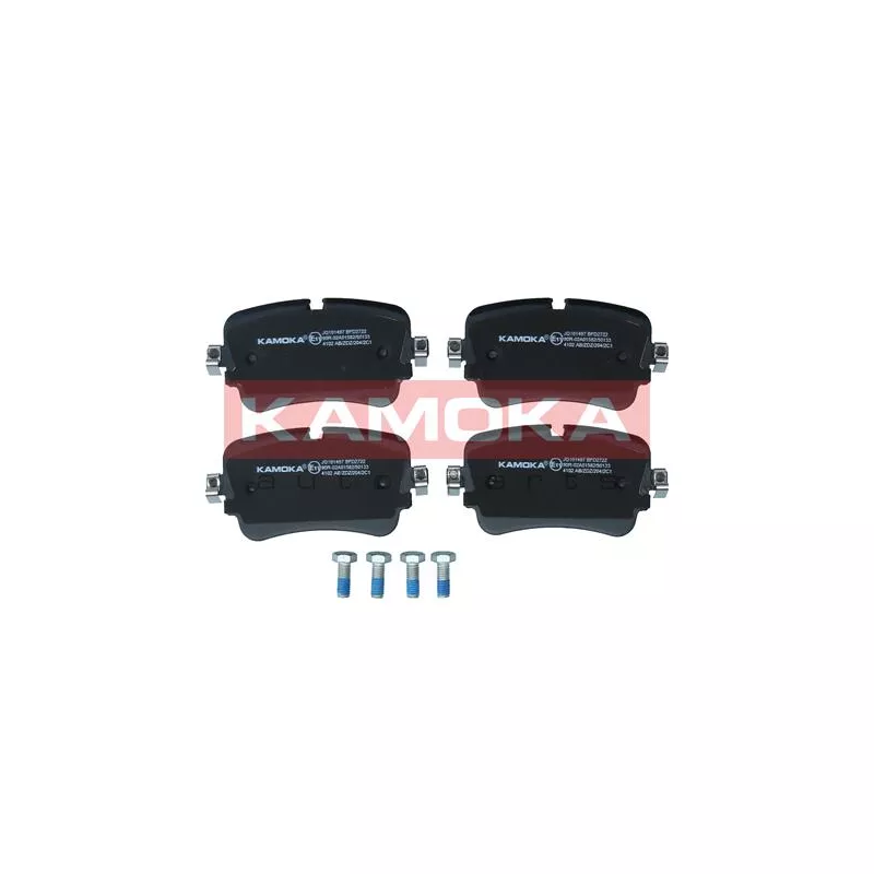 Jeu de 4 plaquettes de frein arrière KAMOKA JQ101497