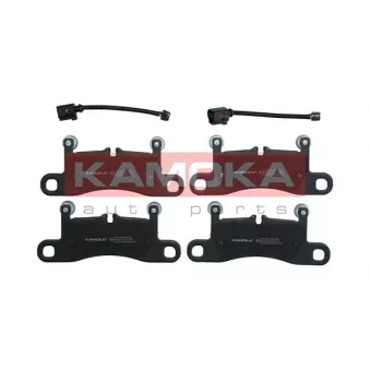 Jeu de 4 plaquettes de frein arrière KAMOKA JQ101505
