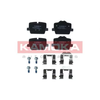 Jeu de 4 plaquettes de frein arrière KAMOKA JQ101508