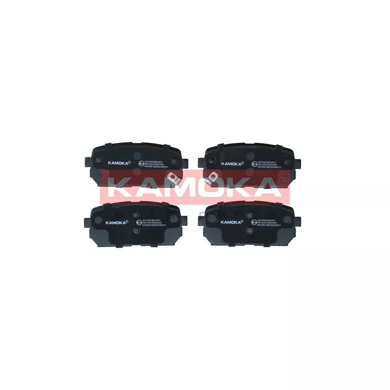 Jeu de 4 plaquettes de frein arrière KAMOKA JQ101509