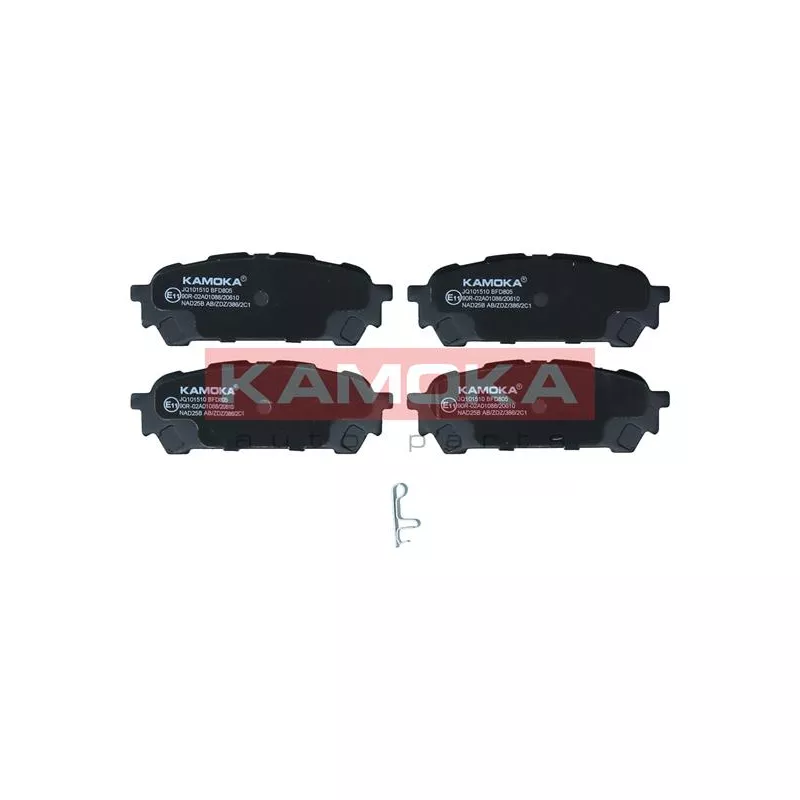 Jeu de 4 plaquettes de frein arrière KAMOKA JQ101510