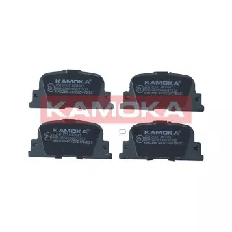 Jeu de 4 plaquettes de frein arrière KAMOKA JQ101537