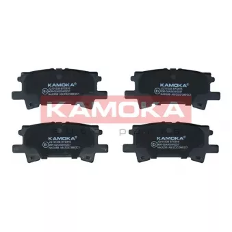 Jeu de 4 plaquettes de frein arrière KAMOKA JQ101538