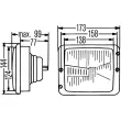 Projecteur principal HELLA 1AA 004 109-201 - Visuel 3