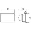 Optique, projecteur principal HELLA 1AB 003 177-071 - Visuel 3