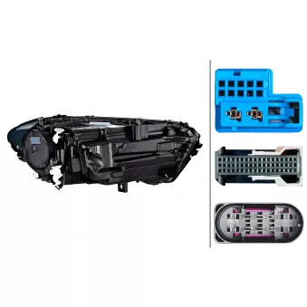 Projecteur principal HELLA 1EX 015 390-711