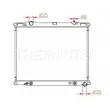 Radiateur, refroidissement du moteur THERMOTEC D70305TT - Visuel 2