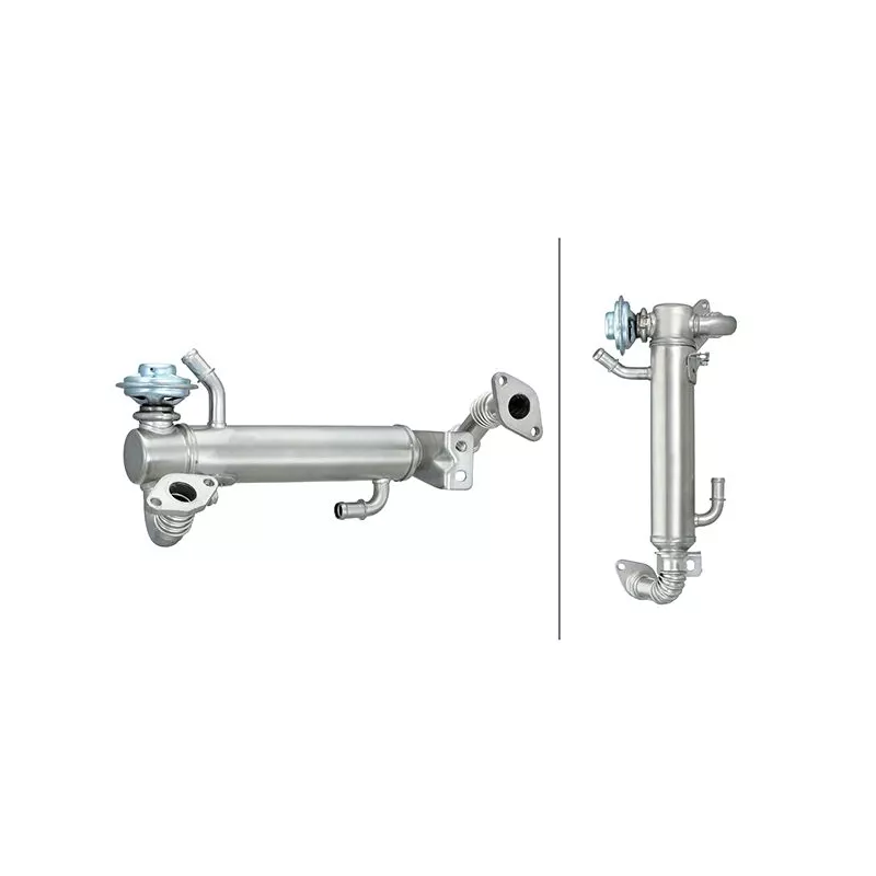 Radiateur, réaspiration des gaz d'échappement HELLA 6NU 014 865-161