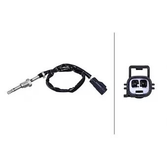 Capteur, température des gaz HELLA