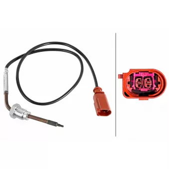 Capteur, température des gaz HELLA