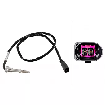 Capteur, température des gaz HELLA