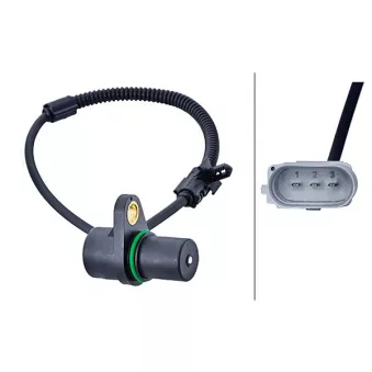 Capteur d'angle, vilebrequin HELLA 6PU 009 168-961