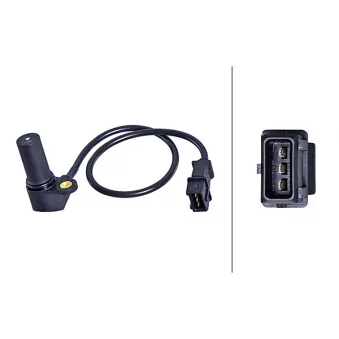 Capteur d'angle, vilebrequin HELLA 6PU 358 191-071