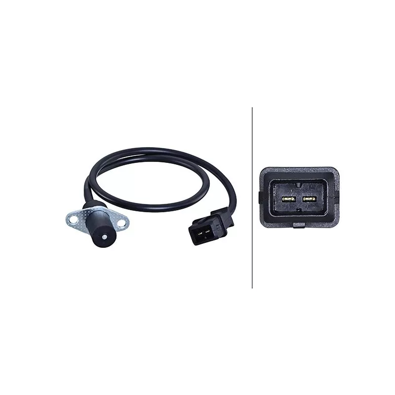 Capteur d'angle, vilebrequin HELLA 6PU 358 191-081