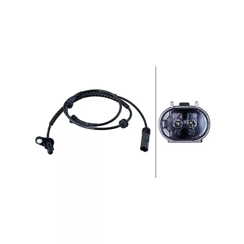 Capteur, vitesse de roue HELLA 6PU 358 216-051