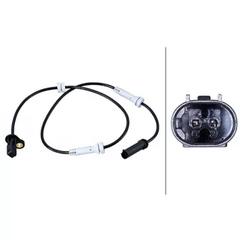 Capteur, vitesse de roue HELLA 6PU 358 216-091
