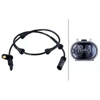 Capteur, vitesse de roue HELLA 6PU 358 216-121
