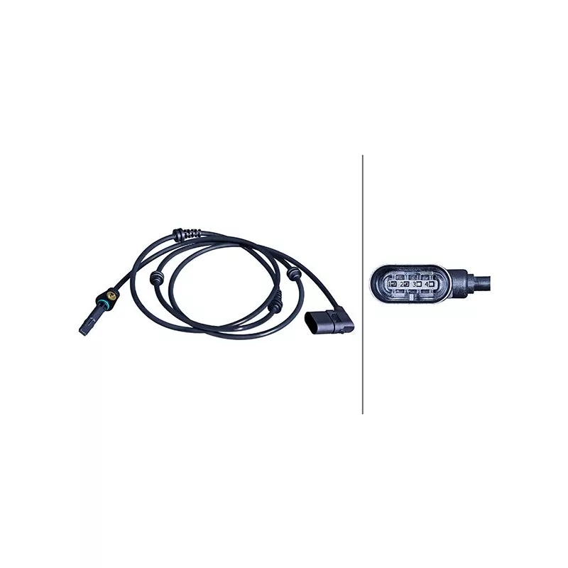 Capteur, vitesse de roue HELLA 6PU 358 216-181