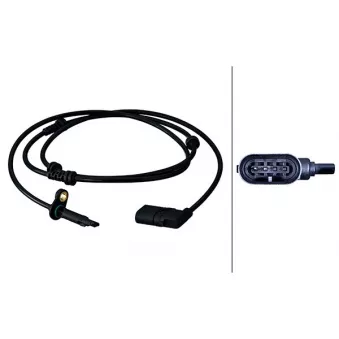 Capteur, vitesse de roue HELLA 6PU 358 216-191