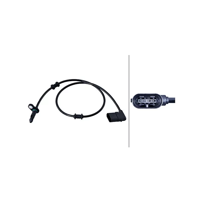 Capteur, vitesse de roue HELLA 6PU 358 216-201